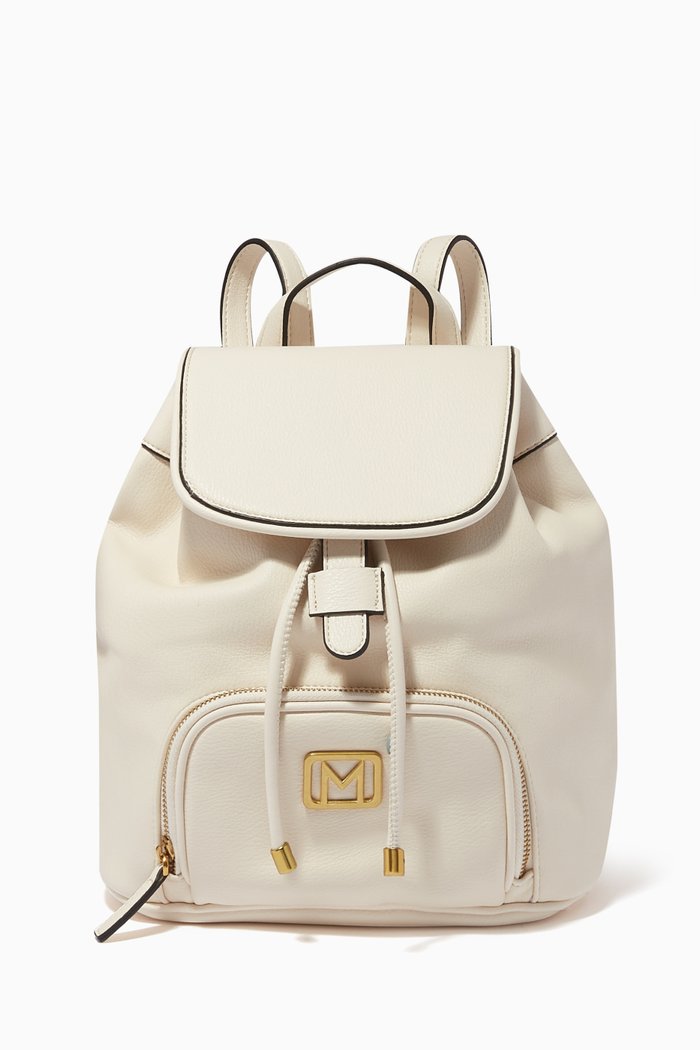 

Monochrome Backpack in Nylon, White