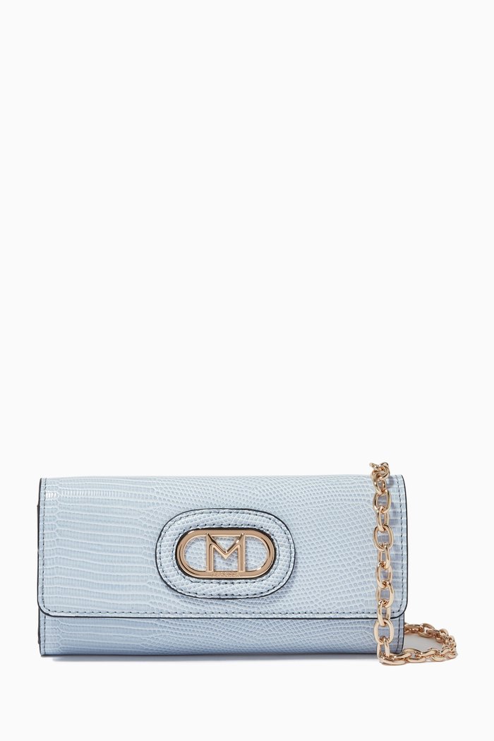 

Chain Shoulder Strap Clutch Bag, Blue
