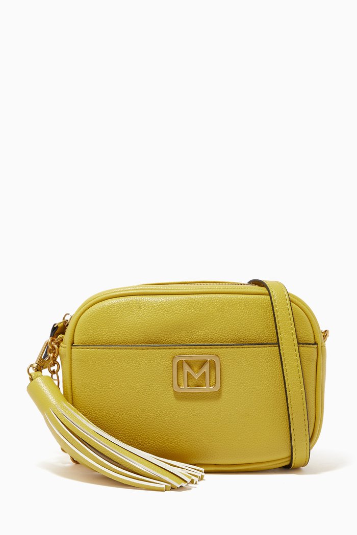 

Tassel Logo Handbag, Yellow