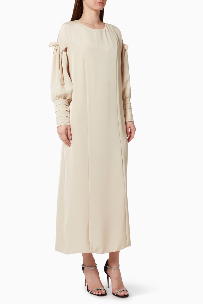 

Bow Detail Dress, Neutral