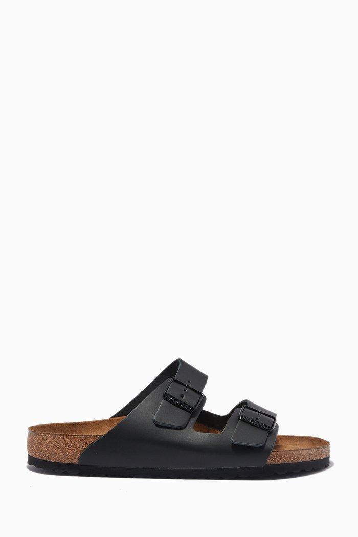 

Arizona Sandals in Smooth Leather, Black
