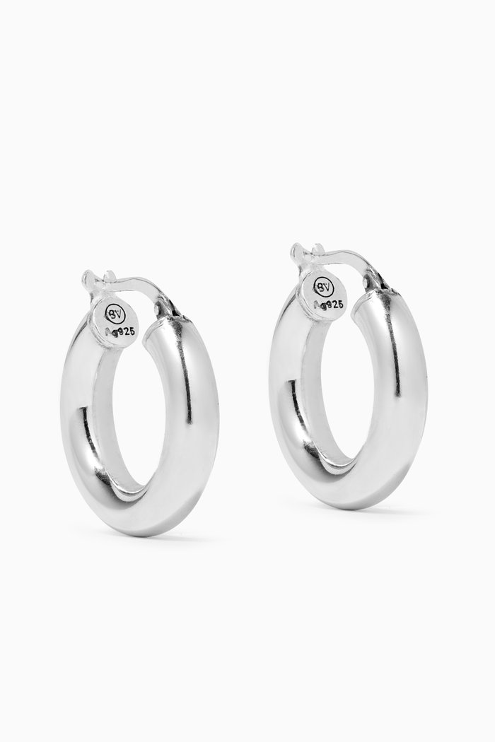 

Essentials Hoop Earrings in Sterling Silver