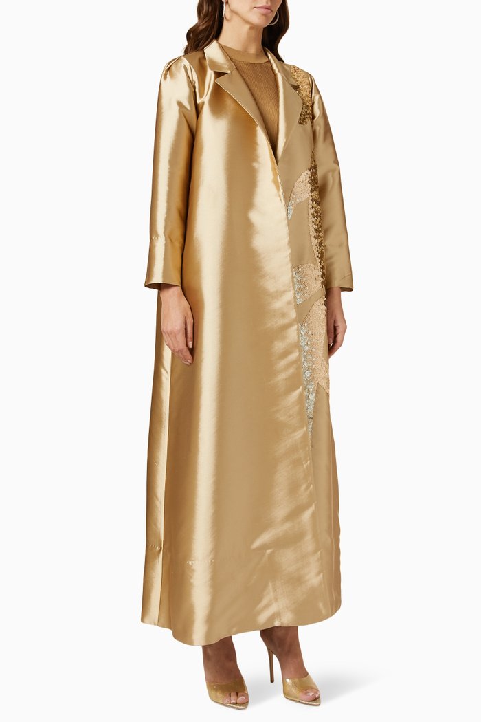 

Bronze Palm Tree Abaya, Neutral