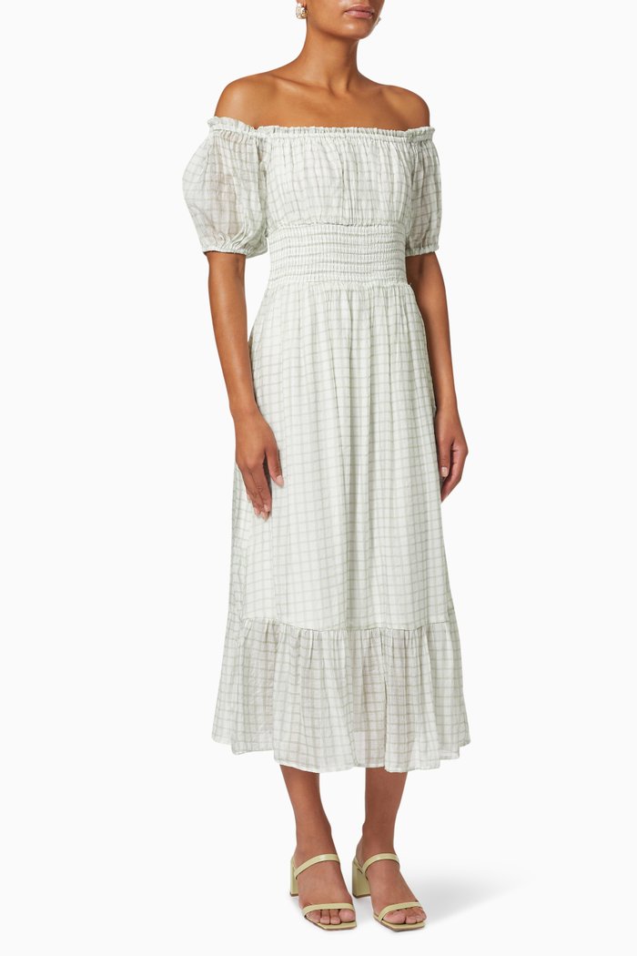 

Oxley Midi Dress, Green