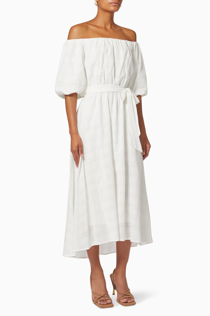 

Bowes Midi Dress, White