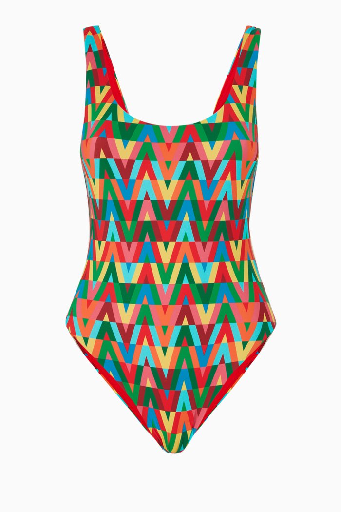 

V Swimsuit, Multicolour