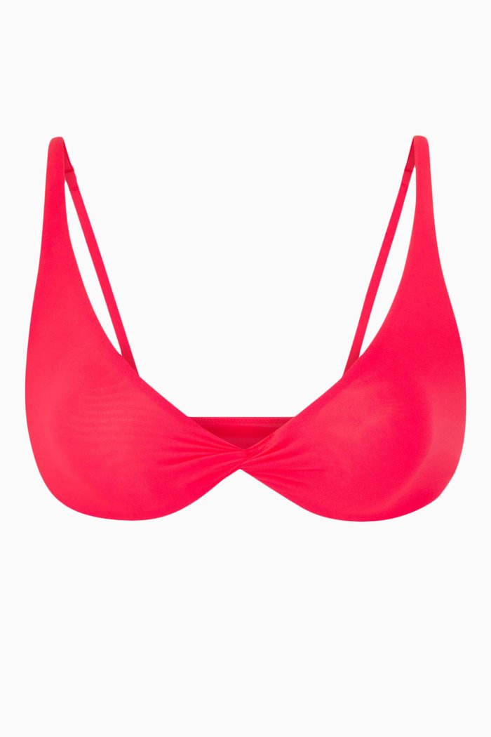 Fits Everybody Skimpy Scoop Bralette, Pink