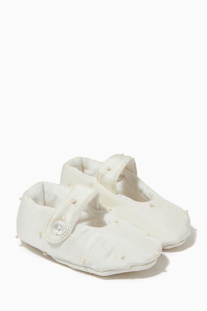 

Lilibee Booties in Silk, White