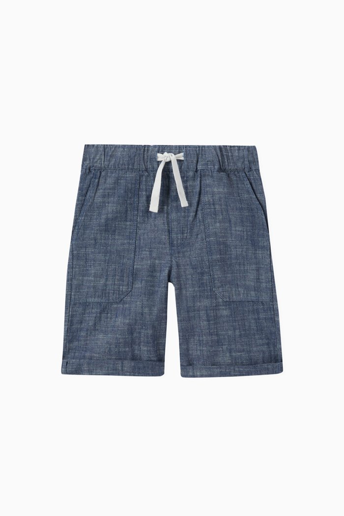 Syl Shorts in Cotton, Blue