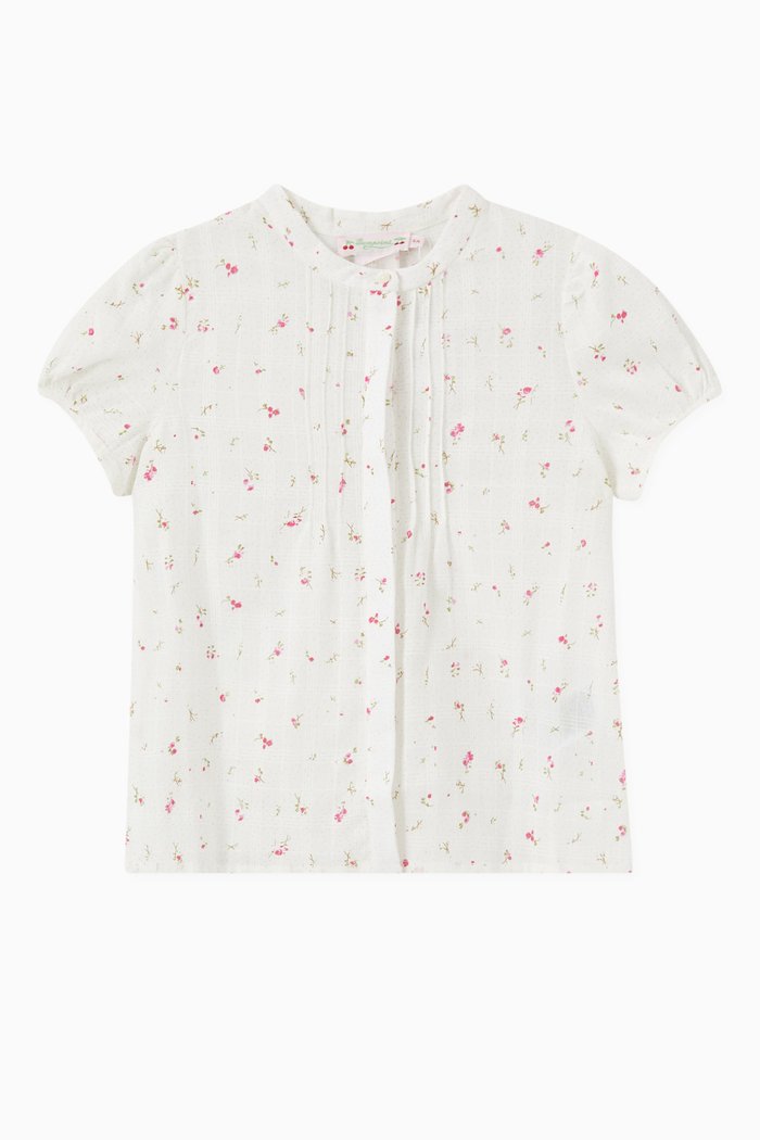 

Auriane Blouse in Cotton, White