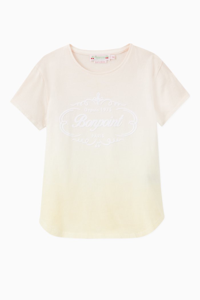

Logo Print T-Shirt in Cotton, White