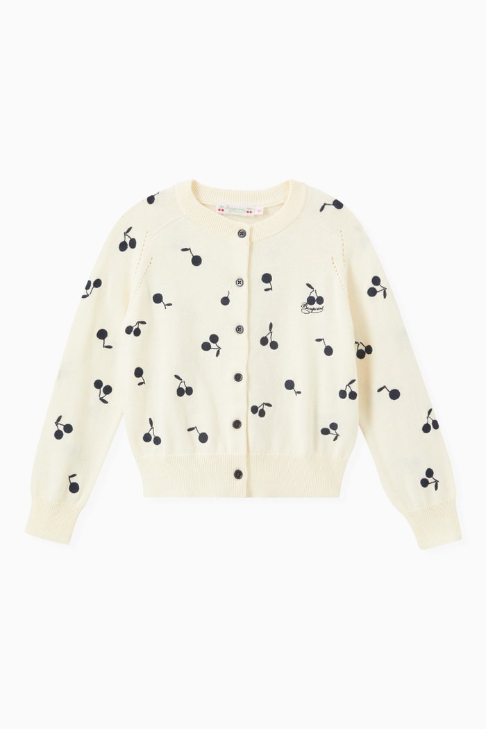 

Aizoon Cardigan in Cotton, White