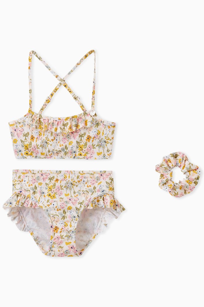 

Floral Print Bikini, Yellow