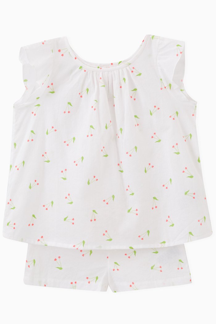 

Ailette Pyjamas, Set of Two, White