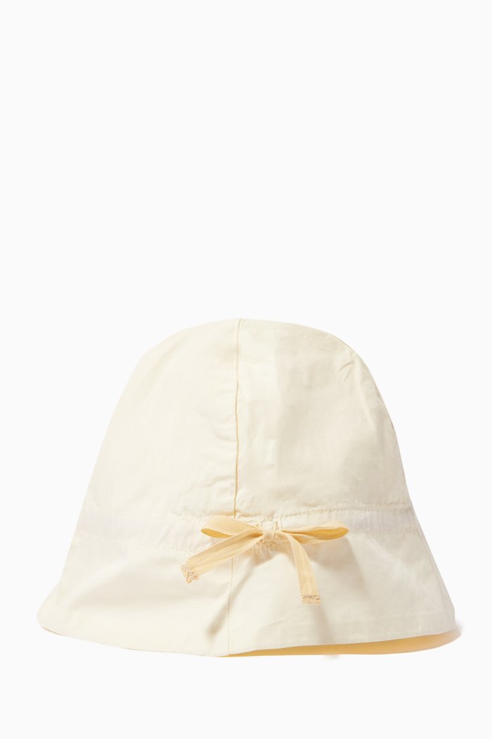 

Cloche Hat in Poplin, White