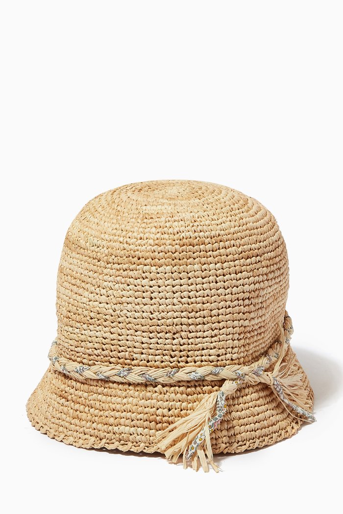 

Woven Hat in Raffia, Brown