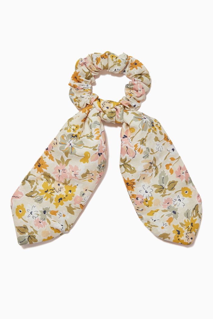

Maxinoeud Scrunchie in Cotton, Yellow