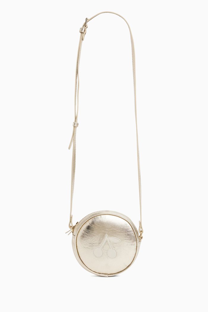 

Cherry Bag in Leather, Gold