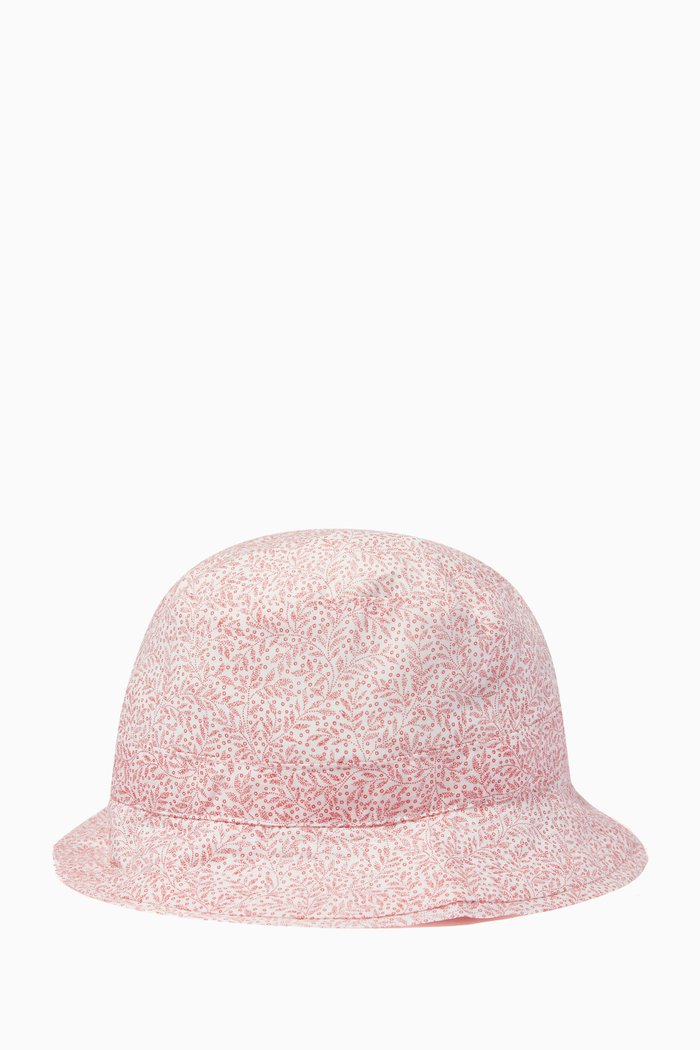 

Piob Sun Hat in Cotton, Pink