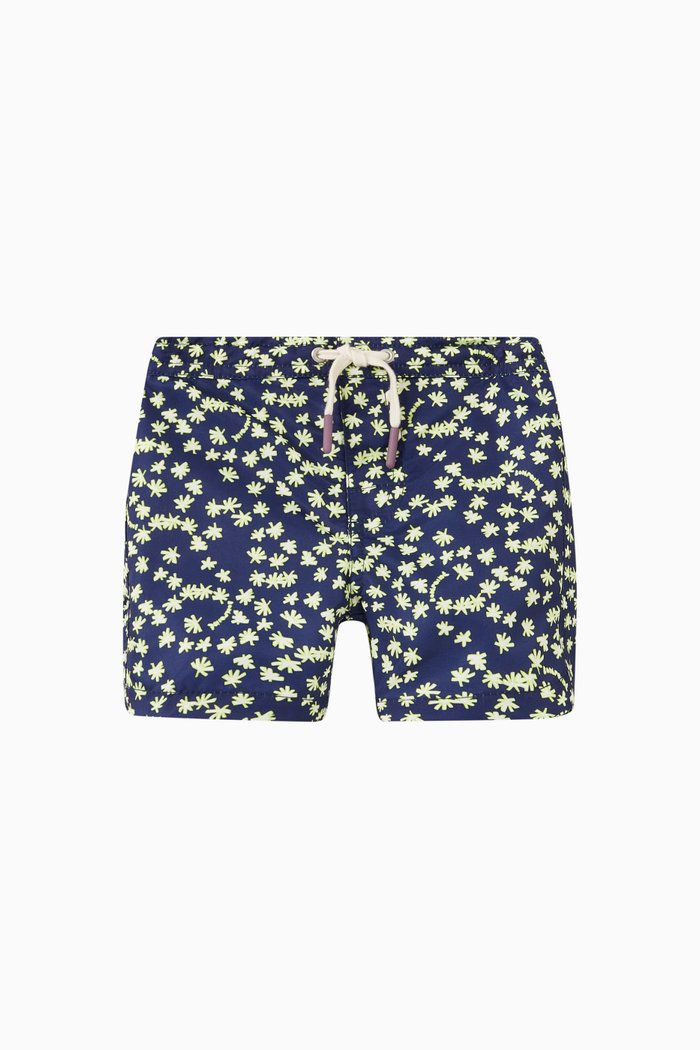 

Niagara Star Print Shorts in Polyester, Blue
