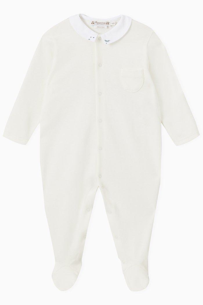 

Tilouan Romper in Cotton, White