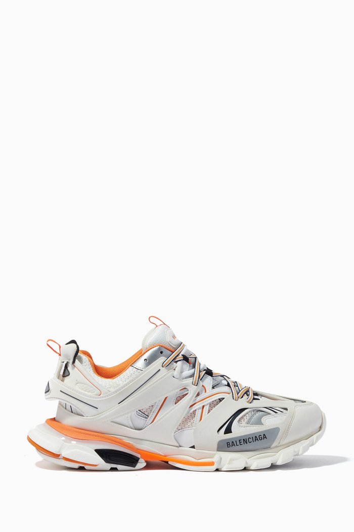 

Track Sneakers in Recycled Mesh & Nylon, White