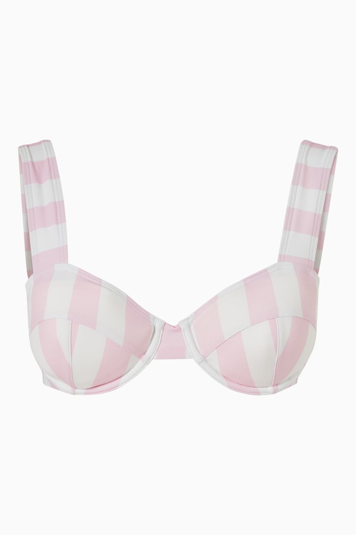 

The Lilo Top in Recycled Nylon, Pink