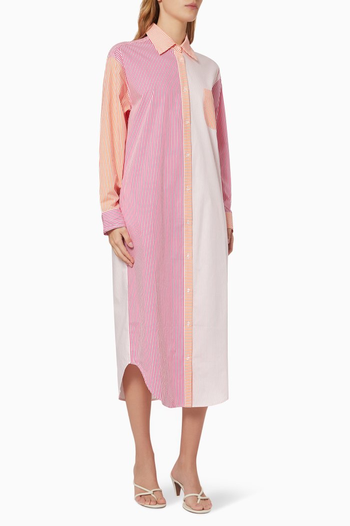 

The Oxford Shirtdress in Cotton, Pink