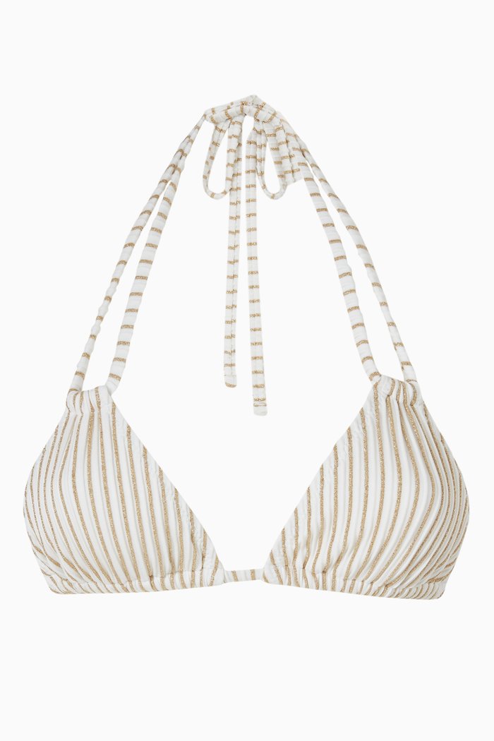 

The Tenley Bikini Top, Silver