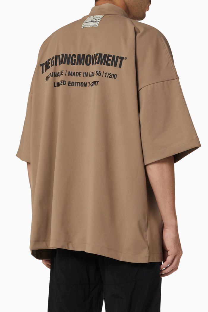 

Oversized T-shirt in Recycled Jersey, Neutral