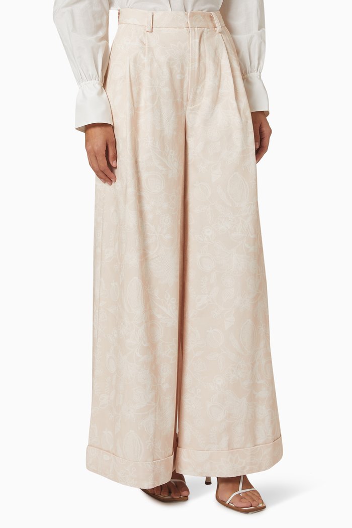 

Georgina Pants in Cotton Twill, Neutral