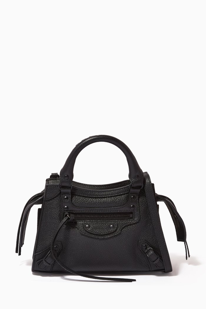

Neo Classic City Mini Bag in Pebbled Calfskin, Black