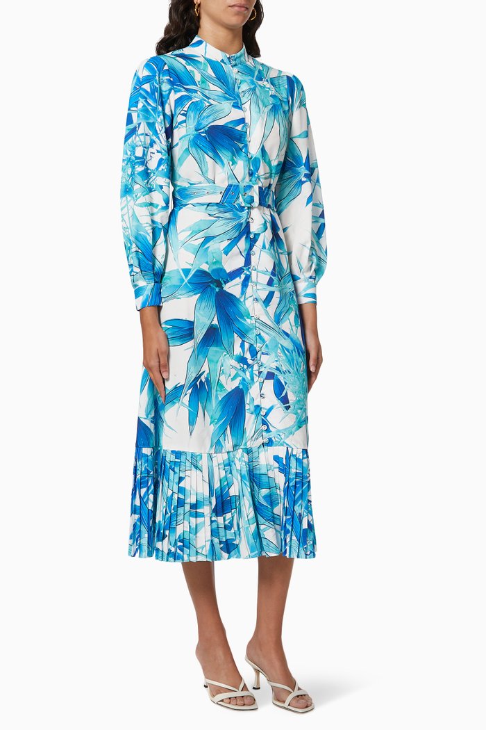 

Erin Dress in Recycled Polyester, Blue