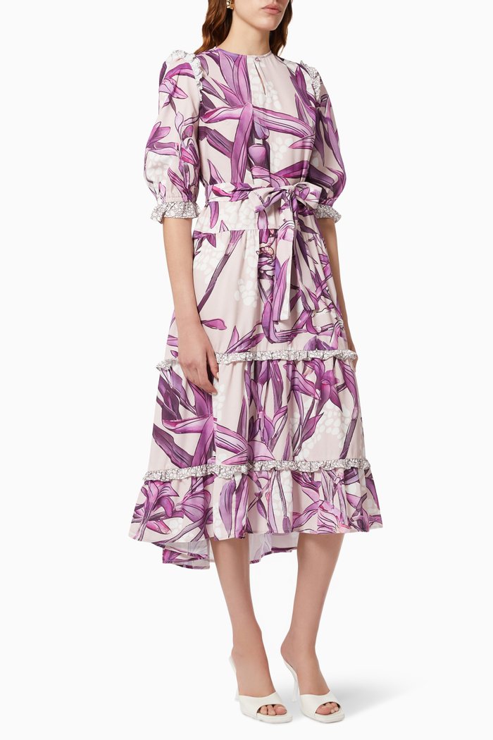 

Margot Dress in Recycled Polyester, Purple