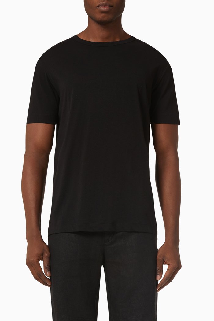 

Ricci T-shirt in Pima Cotton, Black