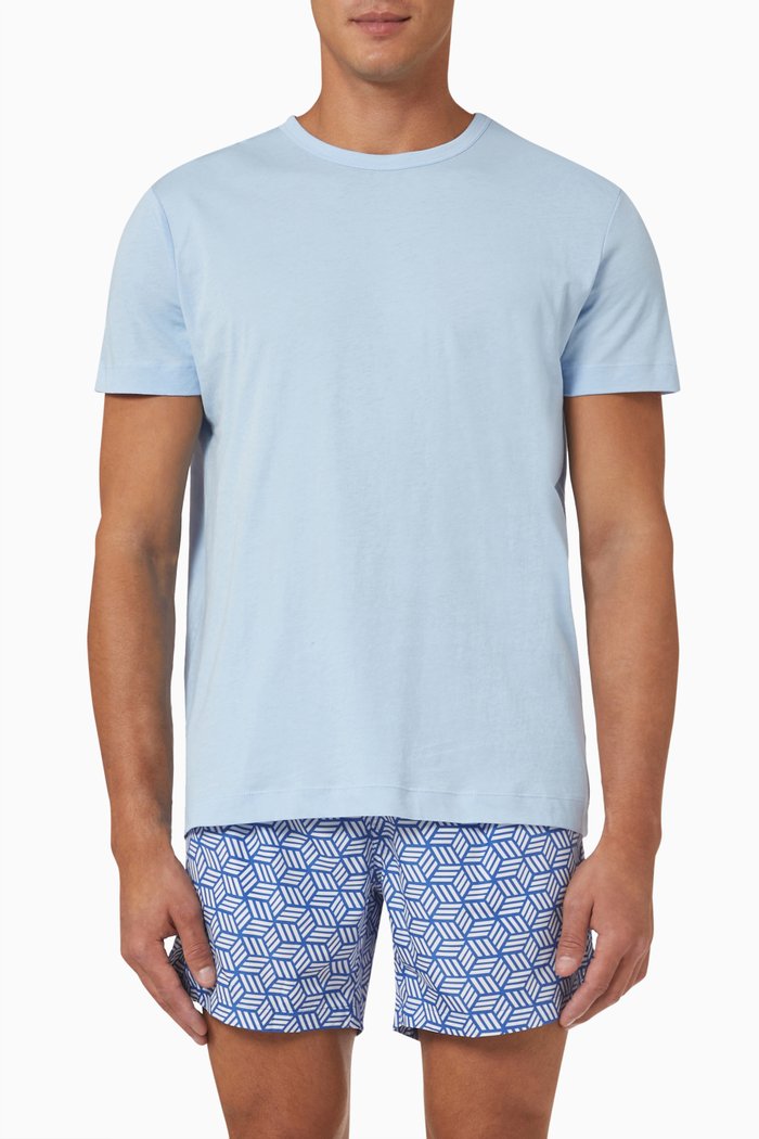 

Ricci T-shirt in Pima Cotton, Blue