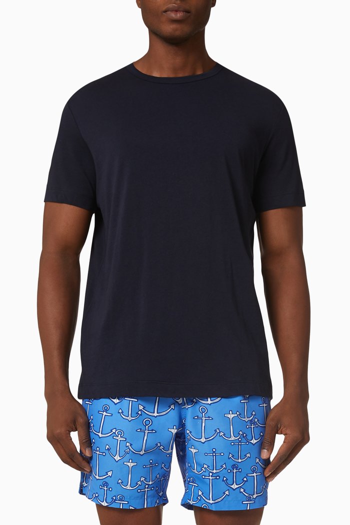 

Ricci T-shirt in Pima Cotton, Blue