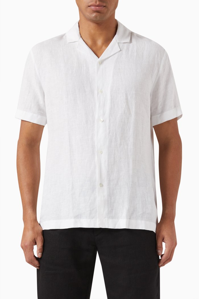 

Mars Shirt in Linen, White