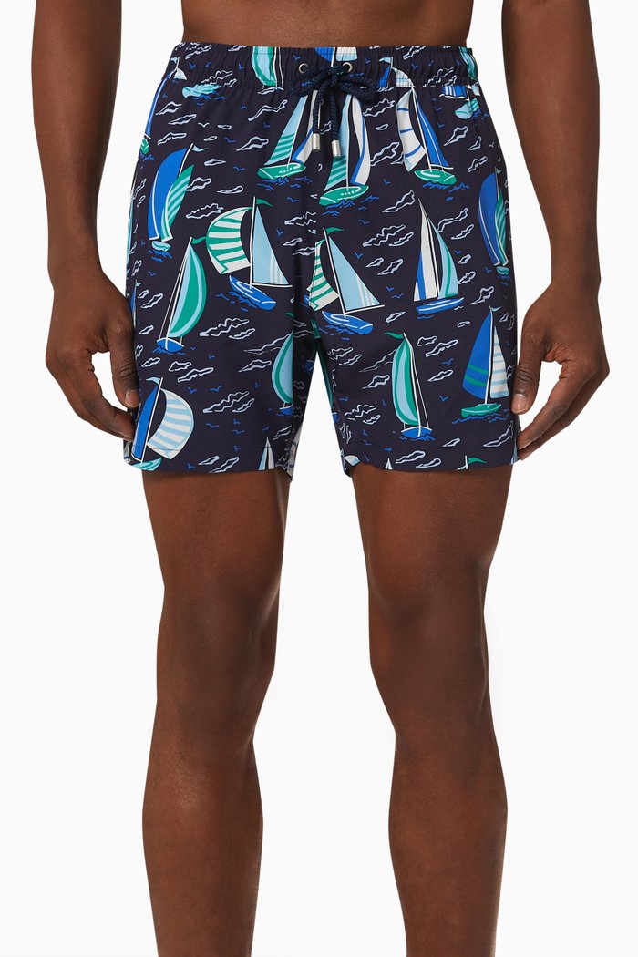 

Arthus Stretch Swim Shorts, Blue