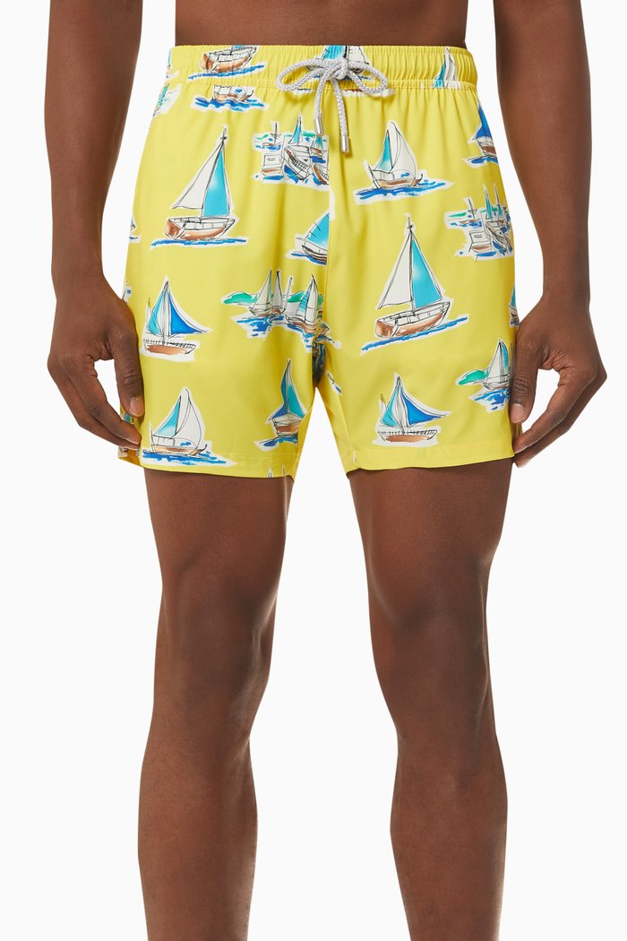 

Arthus Stretch Swim Shorts, Yellow