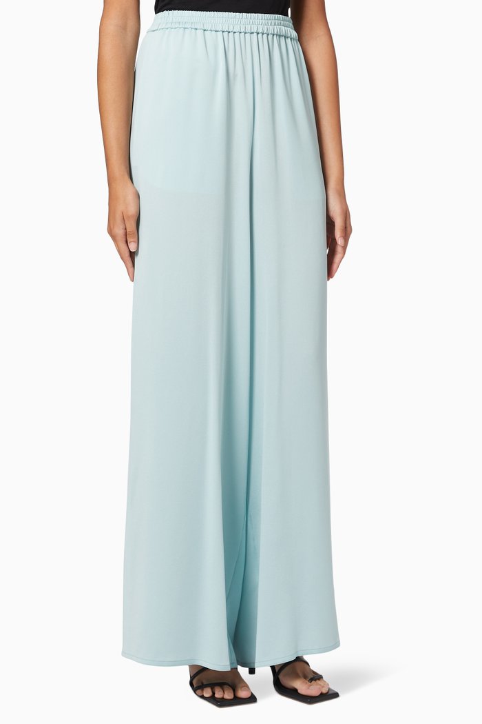 

Pedaggi Pants in Silk, Blue