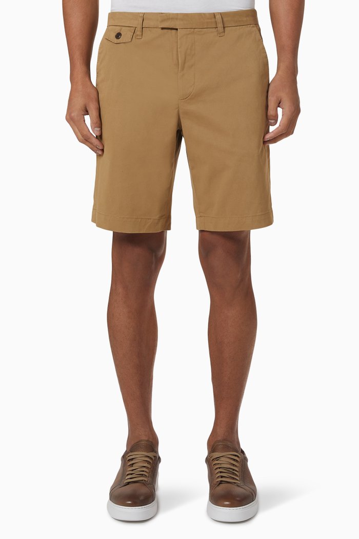 

Ashford Chino Shorts in Cotton Blend, Brown