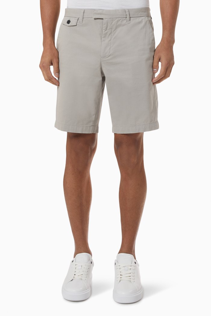 

Ashford Chino Shorts in Cotton Blend, Grey