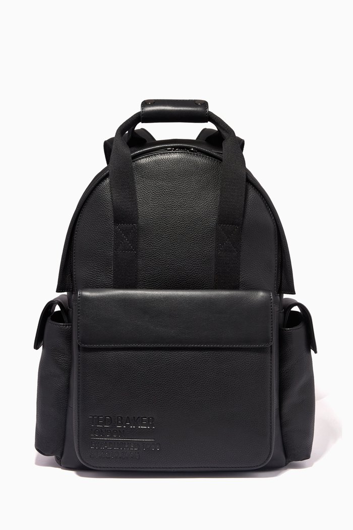 Kailen Backpack in Leather, Black