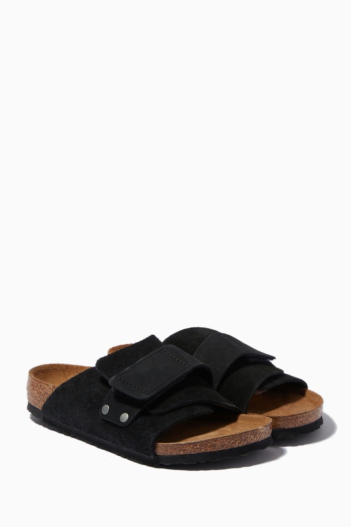 

Kyoto Sandals in Suede Nubuck, Black