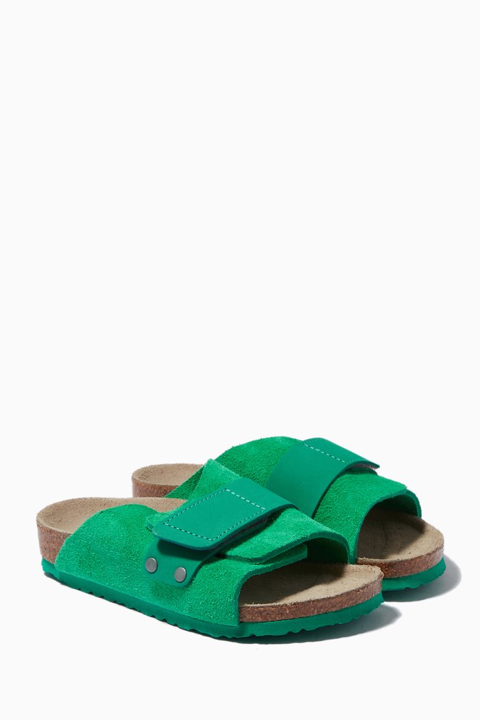 

Kyoto Sandals in Suede Nubuck, Green