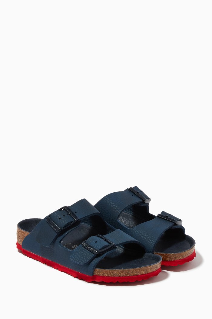 

Arizona Sandals in Synthetic Leather, Blue