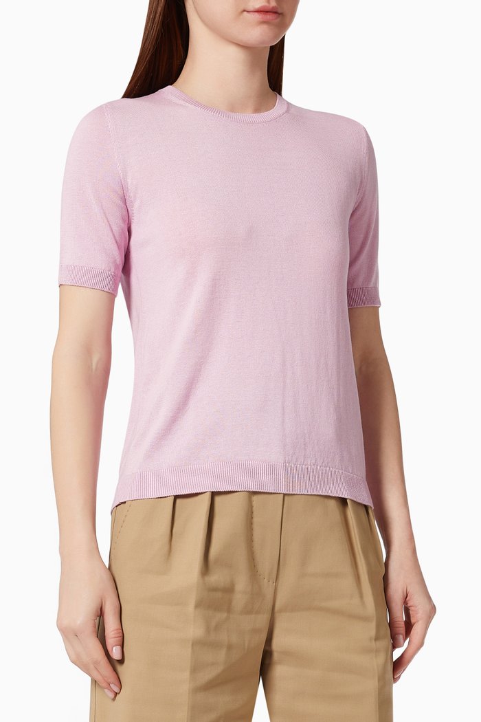 

Batun Knit Top, Pink