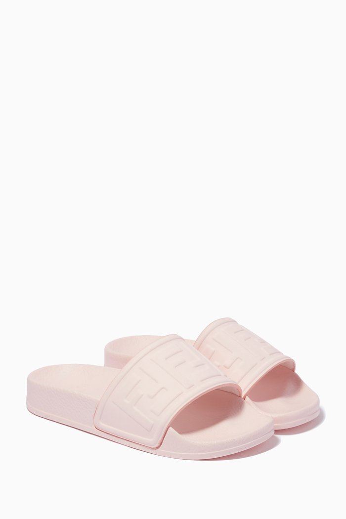 

Logo Pool Slides in Rubber, Pink