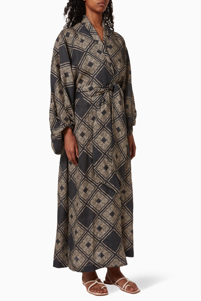 

Sofia Oversized Caftan, Blue